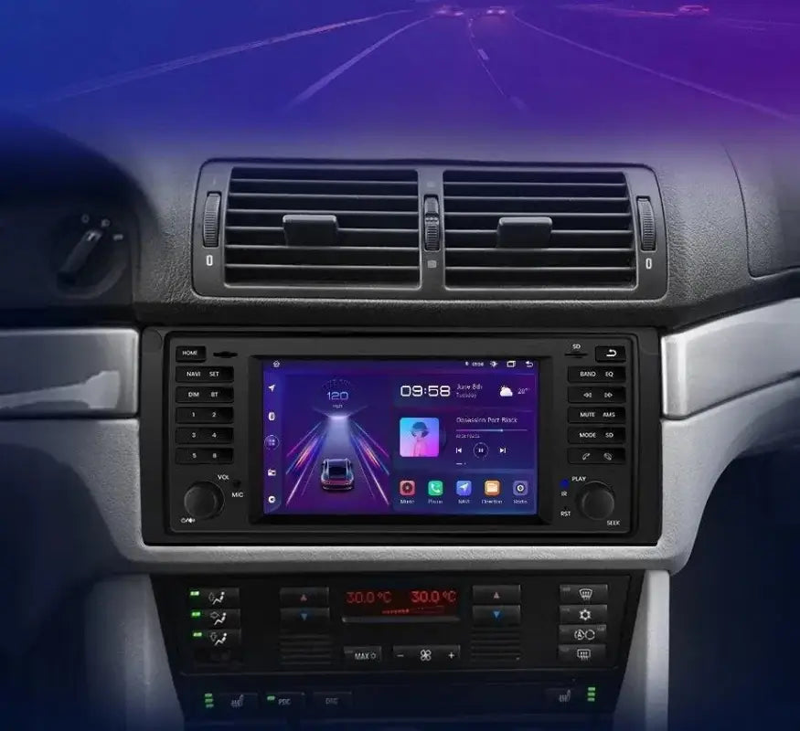 Radio Android do BMW Serii 5 E39 X5 E53 Multimedialne (1996-2006) CarPlay Android Auto 4G WiFi GPS DSP