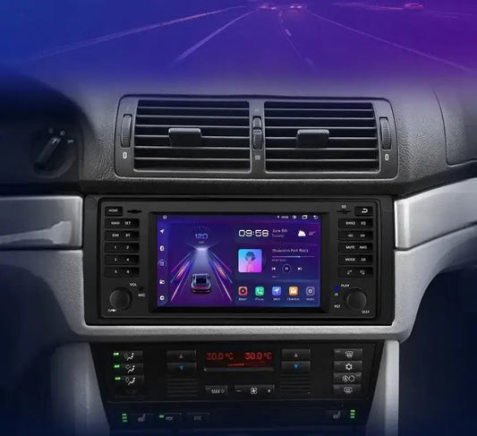 Radio Android do BMW Serii 5 E39 X5 E53 Multimedialne (1996-2006) CarPlay Android Auto 4G WiFi GPS DSP