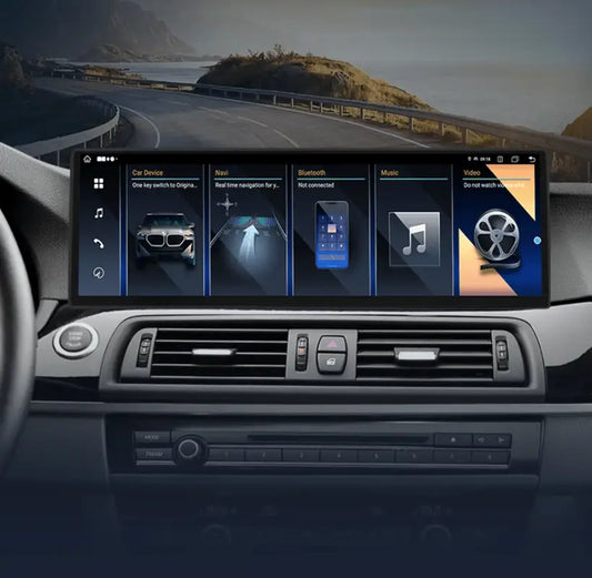 Radio Android do BMW Serii 5 F10 F11 (2011-2016) CarPlay Android Auto 4G WiFi GPS DSP