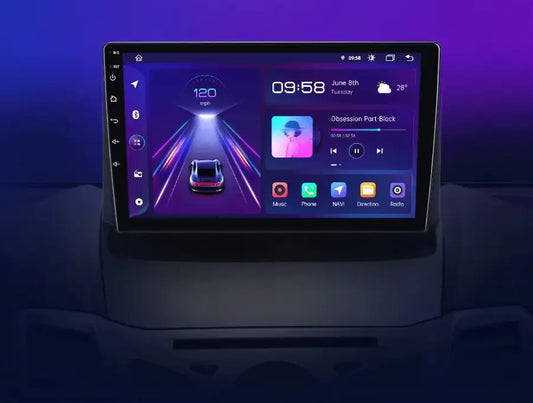 Radio Android do Ford Fiesta MK7 (2009-2017) CarPlay Android Auto 4G WiFi GPS DSP