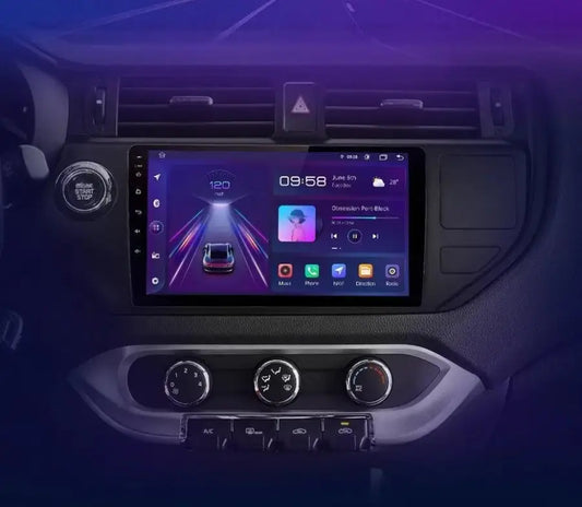 Radio Android do KIA Rio (2011-2015) CarPlay Android Auto 4G WiFi GPS DSP