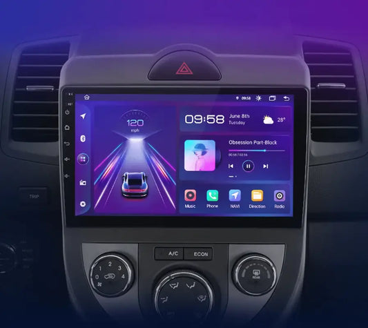 Radio Android do KIA Soul (2008-2011) CarPlay Android Auto 4G WiFi GPS DSP