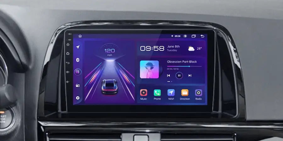 Radio Android do Mazda CX-5 (2012-2015) CarPlay Android Auto 4G WiFi GPS DSP