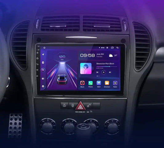 Radio Android do Mercedes-Benz SLK R171 (2004-2011) CarPlay Android Auto 4G WiFi GPS DSP