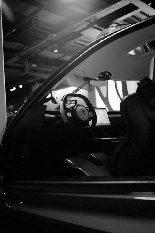 the interior of a car