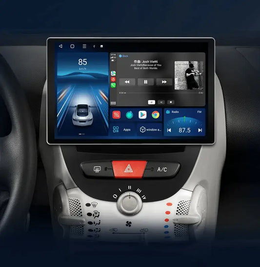 Radio Android do Peugeot 107 Toyota Aygo Citroen C1 (2005-2014) CarPlay Android Auto 4G WiFi GPS DSP