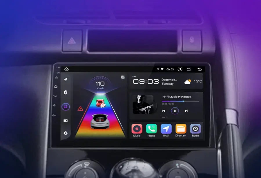 Radio Android do Peugeot 3008 (2009-2015) CarPlay Android Auto 4G WiFi GPS DSP