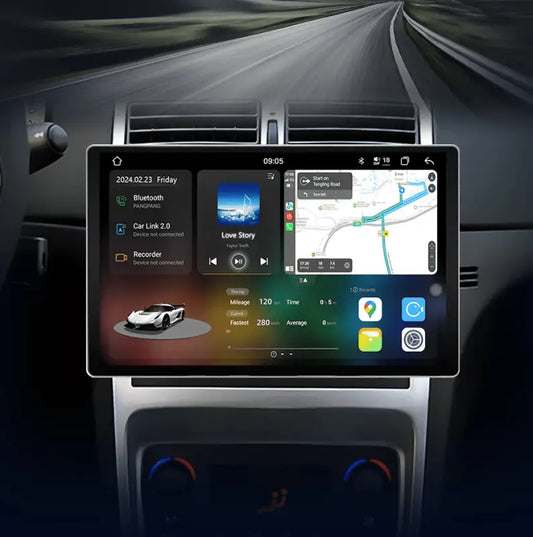 Radio Android do Peugeot 307 (2002-2013) CarPlay Android Auto 4G WiFi GPS DSP