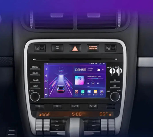 Radio Android do Porsche Cayenne GTS (2003-2010) CarPlay Android Auto 4G WiFi GPS DSP