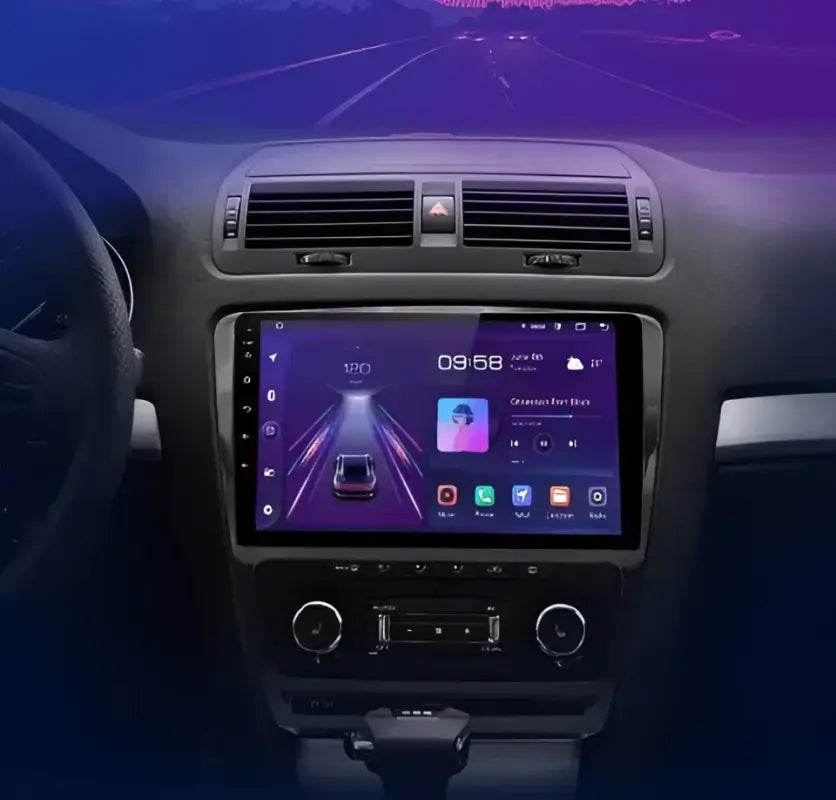 Radio Android do Skoda Octavia II (A5) Multimedialne (2006-2013) CarPlay Android Auto 4G WiFi GPS DSP