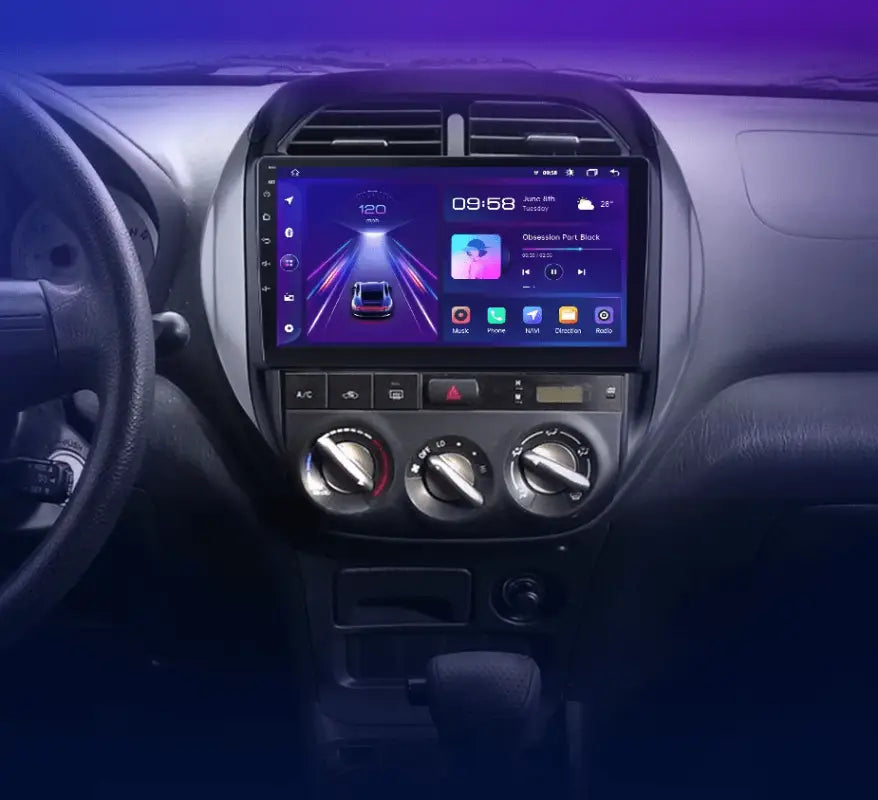 Radio Android do Toyota RAV4 (2003-2005) CarPlay Android Auto 4G WiFi GPS DSP