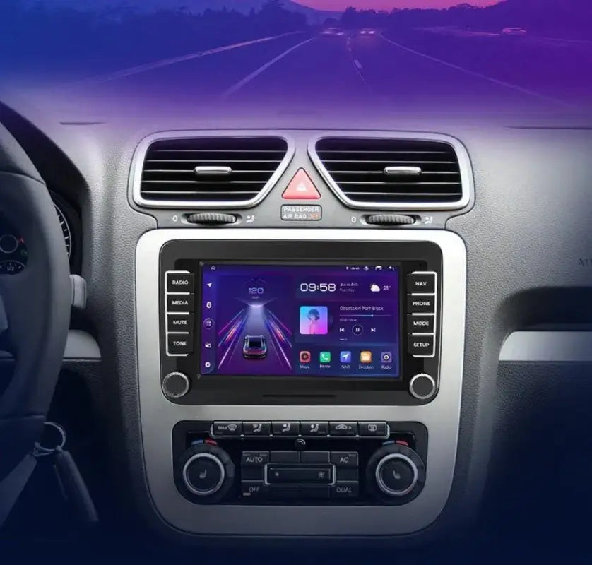 Radio Android do Volkswagen VW Leon Passat B6 Passat B7 Tiguan Touran Golf Polo CarPlay Android Auto 4G WiFi GPS DSP