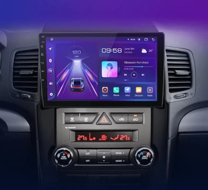 Kia Sorento II (XM) 2009–2012 Dedykowane radio Android 2DIN CarPlay Android Auto GPS Bluetooth DSP