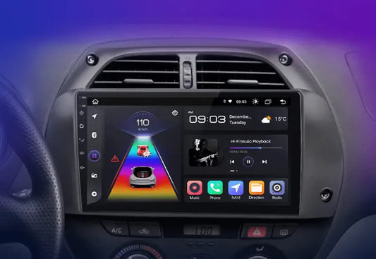 Toyota RAV4 2001–2005 Dedykowane radio Android 2DIN CarPlay Android Auto GPS Bluetooth DSP