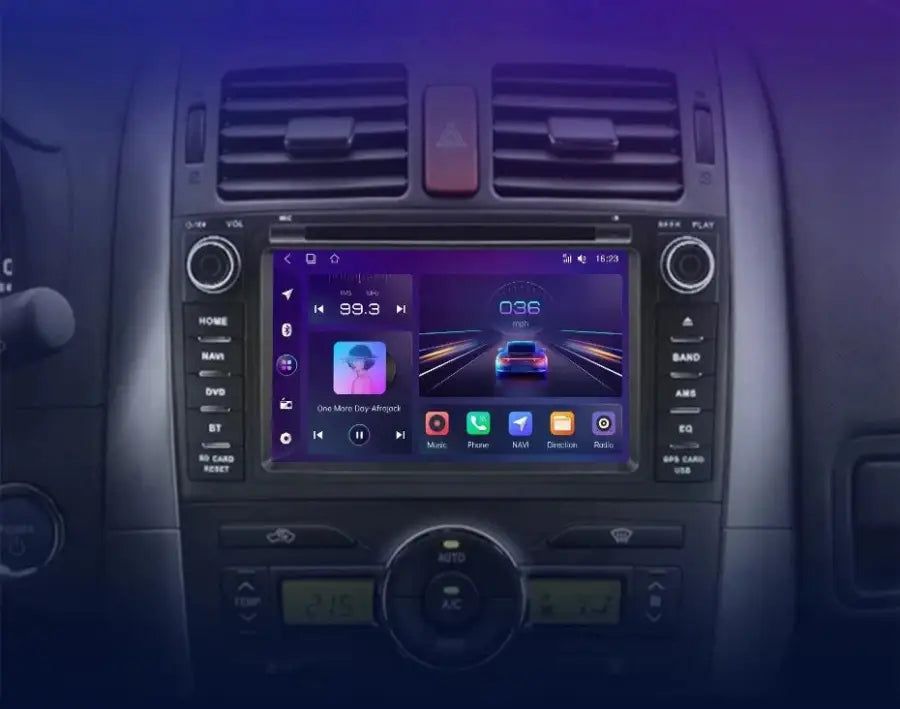 Toyota Auris 2008–2012 Dedykowane radio Android 2DIN CarPlay Android Auto GPS Bluetooth DSP
