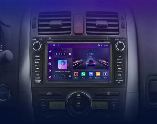 Toyota Auris 2008–2012 Dedykowane radio Android 2DIN CarPlay Android Auto GPS Bluetooth DSP