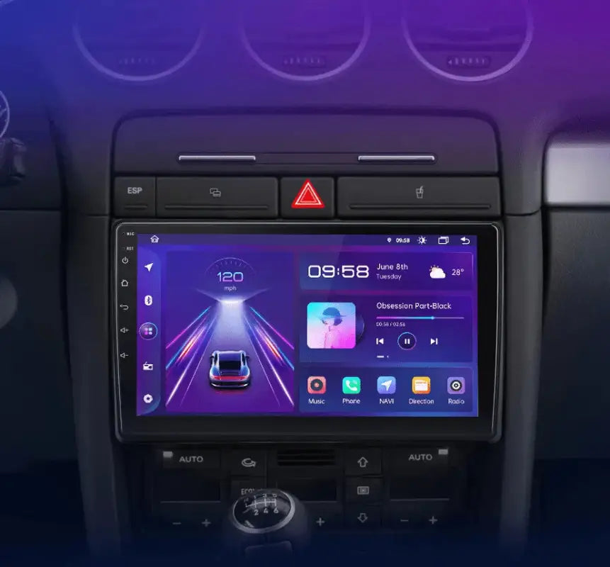 Audi A4 B6  B7 2000–2009 Dedykowane radio Android 2DIN CarPlay Android Auto GPS Bluetooth DSP