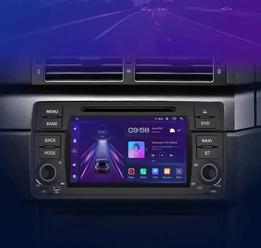 BMW Serii 3 E46 Dedykowane radio Android 2DIN CarPlay Android Auto GPS Bluetooth DSP