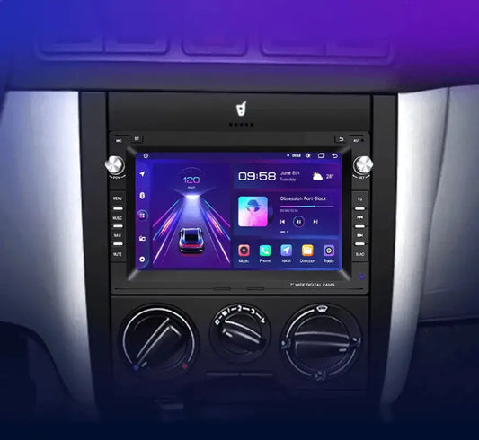 Volkswagen Golf 4 Passat Polo Transporter T5 Multivan Jetta Dedykowane radio Android 2DIN CarPlay Android Auto GPS Bluetooth DSP