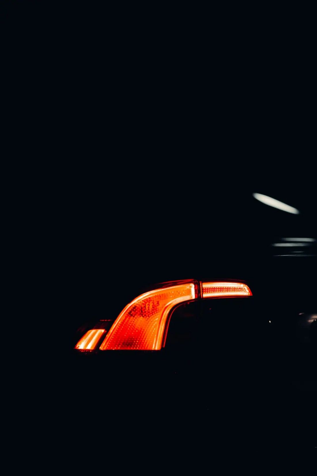 red and black car tail light