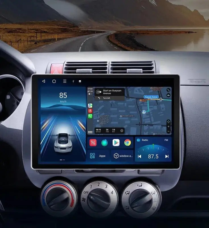 Radio nawigacja Honda Fit Jazz City 2002 - 2007 CarPlay Android Auto - Multigenus
