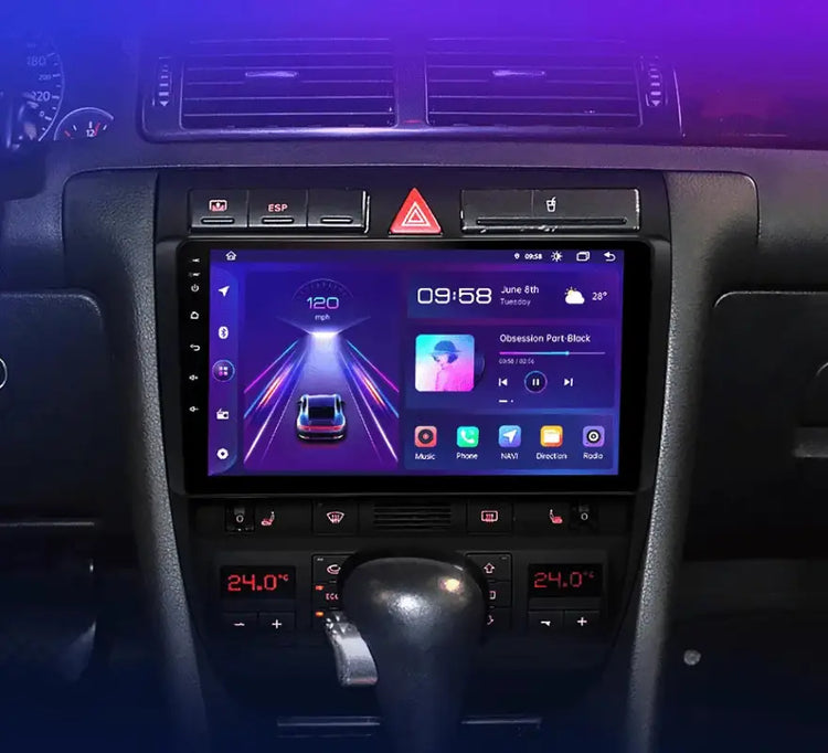 Radio nawigacja Audi A6 C5 1997- 2004 Carplay Android Auto - Multigenus
