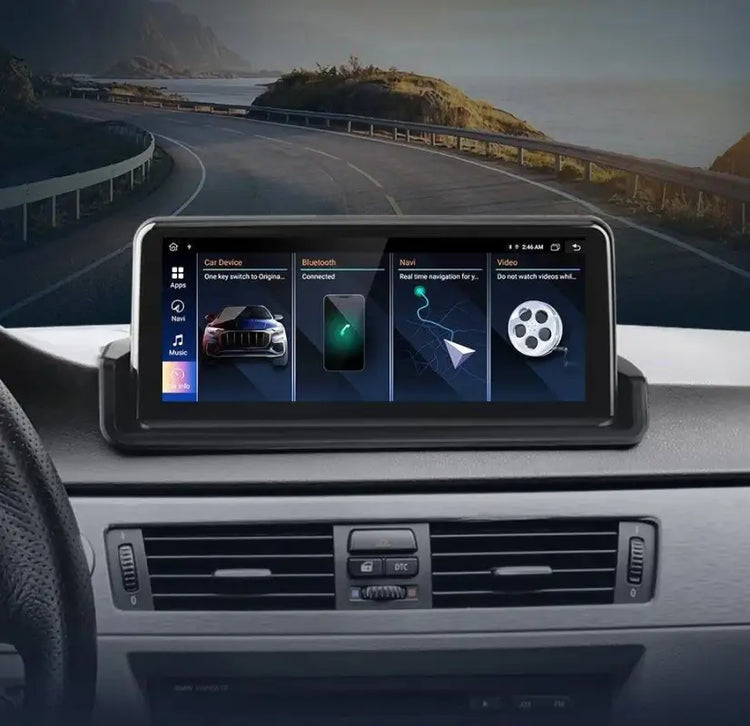 Radio nawigacja BMW Serii 3 E90 E91 E92 E93 2005-2012 CarPlay Android Auto - Multigenus
