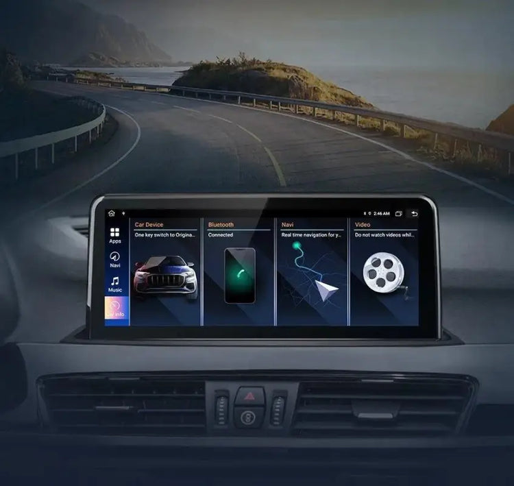 Radio nawigacja BMW X1 F48 Android Auto CarPlay - Multigenus