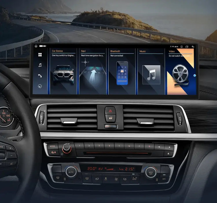 Radio Nawigacja do BMW f30 F31 i f32 f33 f34 od 2013 - 2019 - 14,9 cala, Bezprzewodowe CarPlay i Android Auto - Multigenus