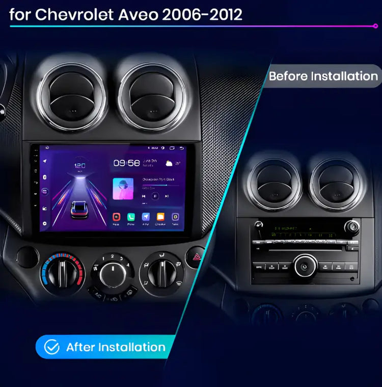Radio dla Chevrolet Aveo 2006 - 2012 – CarPlay i Android Auto - Multigenus