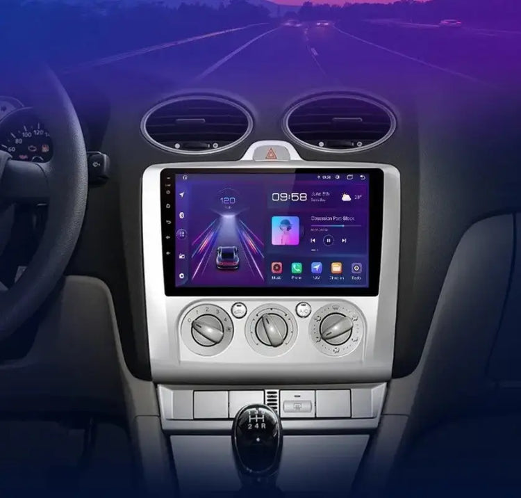 Radio nawigacja Ford Focus 2 Mk2 2004- 2011 CarPlay Android Auto - Multigenus