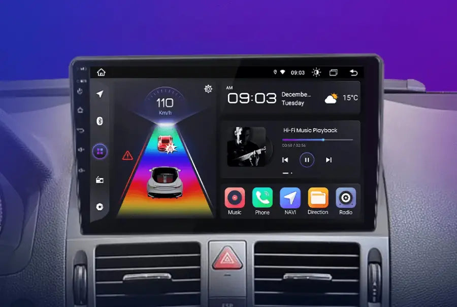 Radio Android z CarPlay do Mercedes Benz C - Class W204/S204 od 2006 - 2011 - Multigenus
