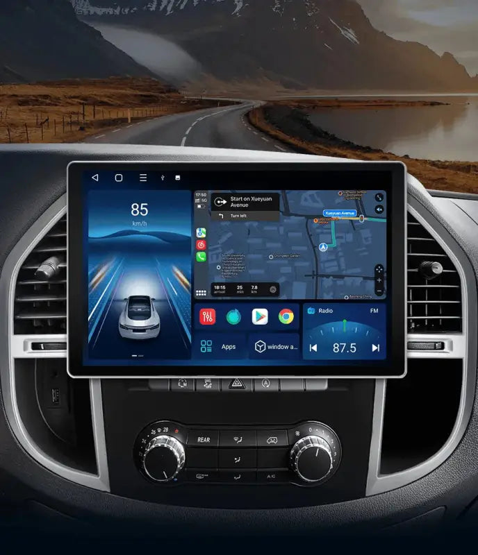 Radio nawigacja Mercedes Benz Vito W447 2014 - 2021 Carplay Android Auto - Multigenus