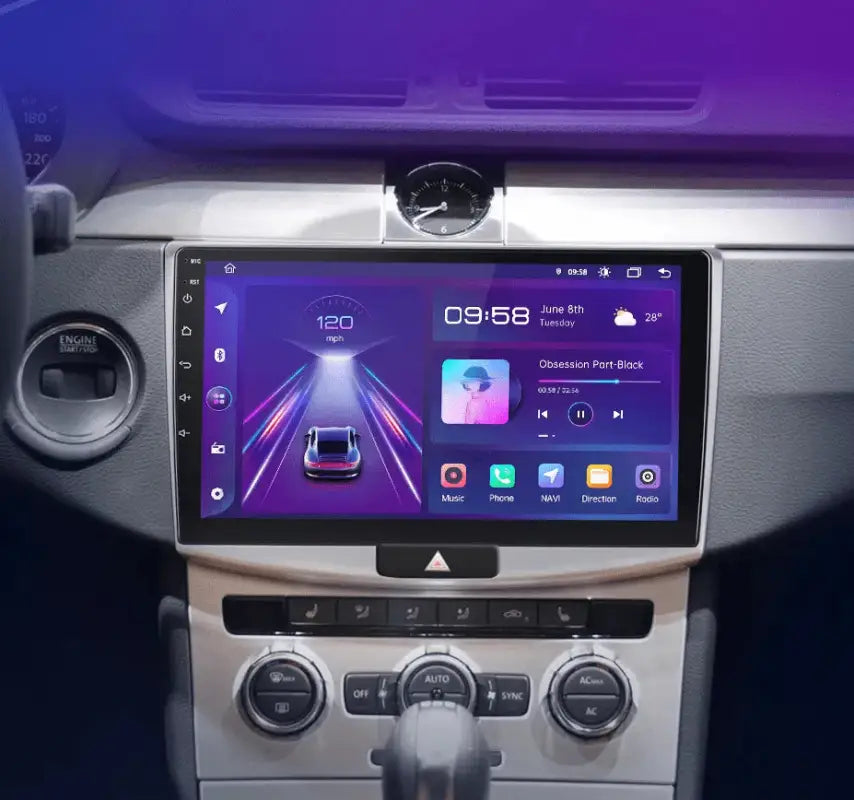 Radio nawigacja VW Passat B6 B7 CC 2005 - 2015 Carplay Android Auto - Multigenus