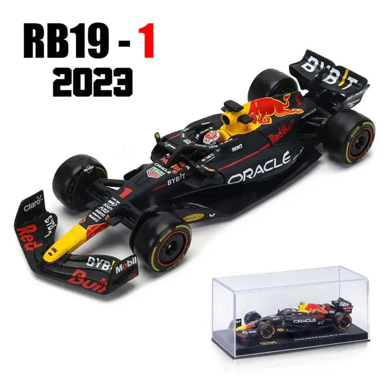 1:43 2024 RB20 F1 Red Bull Racing TAG Heuer Metalowa Replika Verstappen Perez - 2023 RB19-1