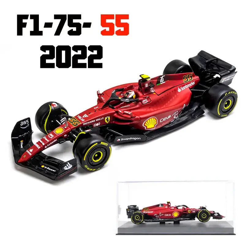 1:43 Mercedes-AMG W14 2023 Metalowy Model F1 Hamilton Russell - 2022 F1-75-55