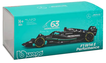 1:43 Mercedes-AMG W14 2023 Metalowy Model F1 Hamilton Russell