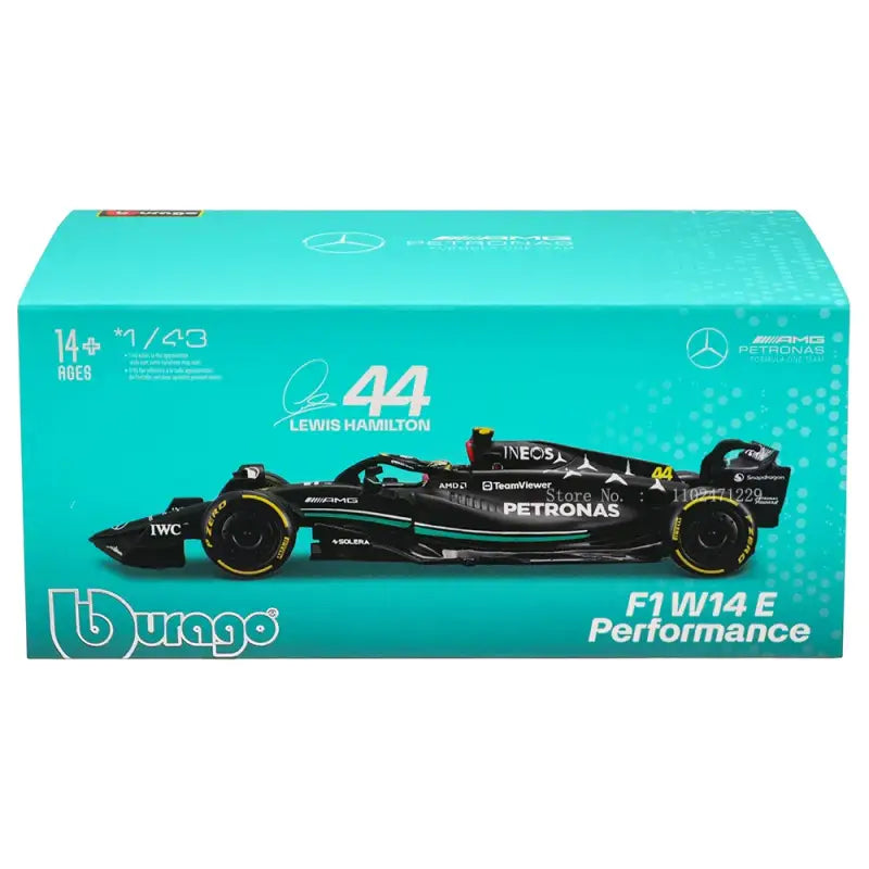1:43 Mercedes-AMG W14 2023 Metalowy Model F1 Hamilton Russell