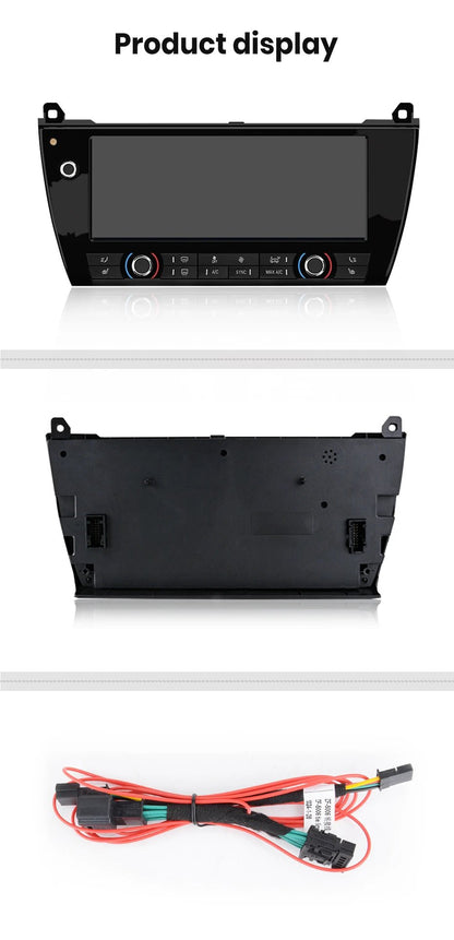 10,25 - calowy ekran klimatyzacji do BMW serii 5 F10 F11 2011 - 2017 LCD cyfrowy wyświetlacz klimatyzacja dotykowy AC Board - Multigenus