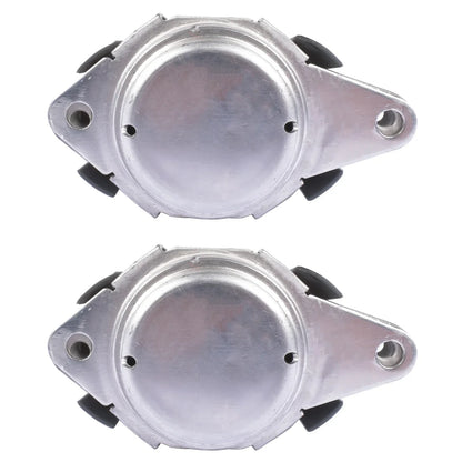 Srebrne metalowe pokrywki zaworów silnika z czarnymi gumowymi uszczelkami do 3d0399151af part number bentley continental gtc