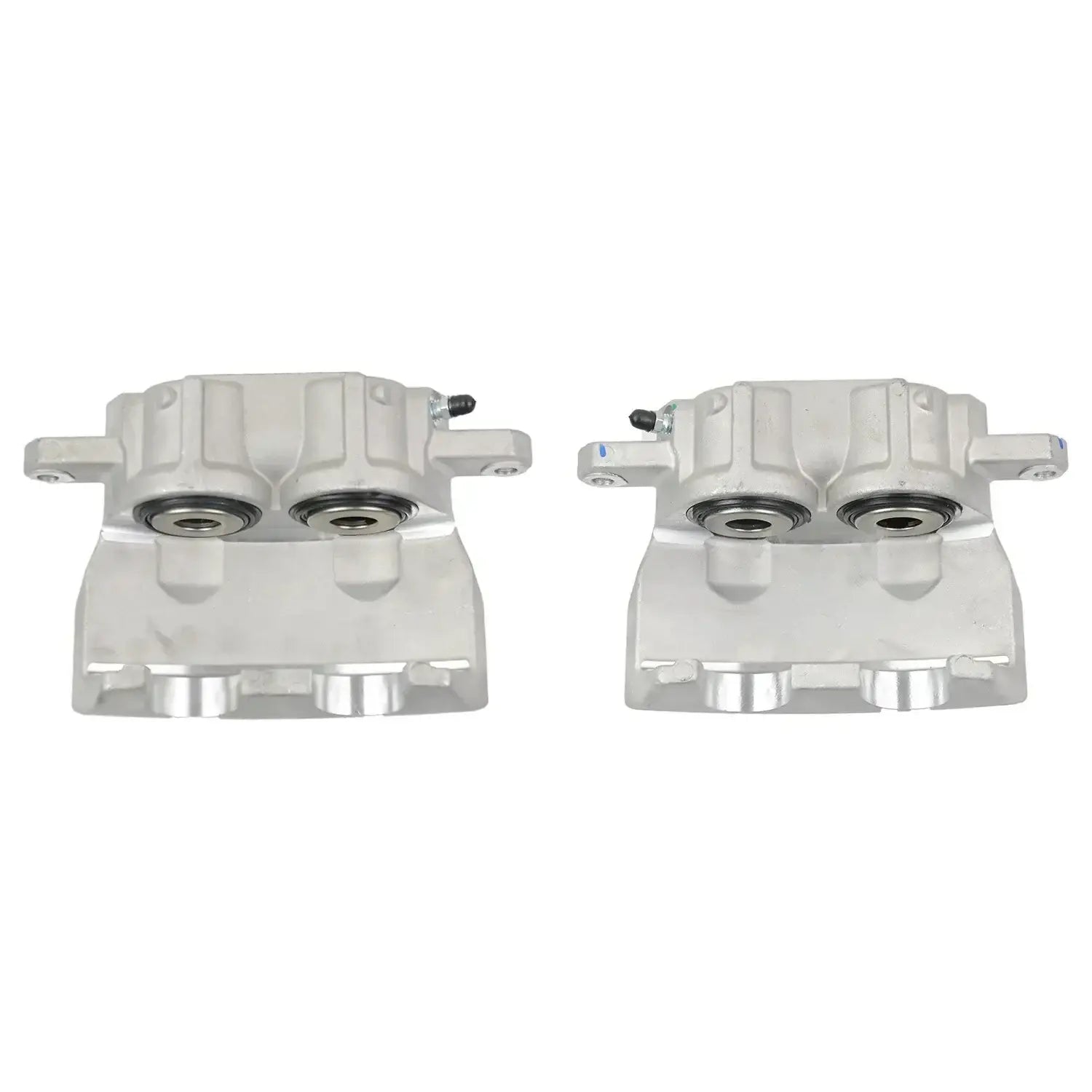 Srebrne metaliczne przednie zaciski hamulcowe ap01 z podwójnymi tłokami do chrysler 200 300 300c dodge charger challenger
