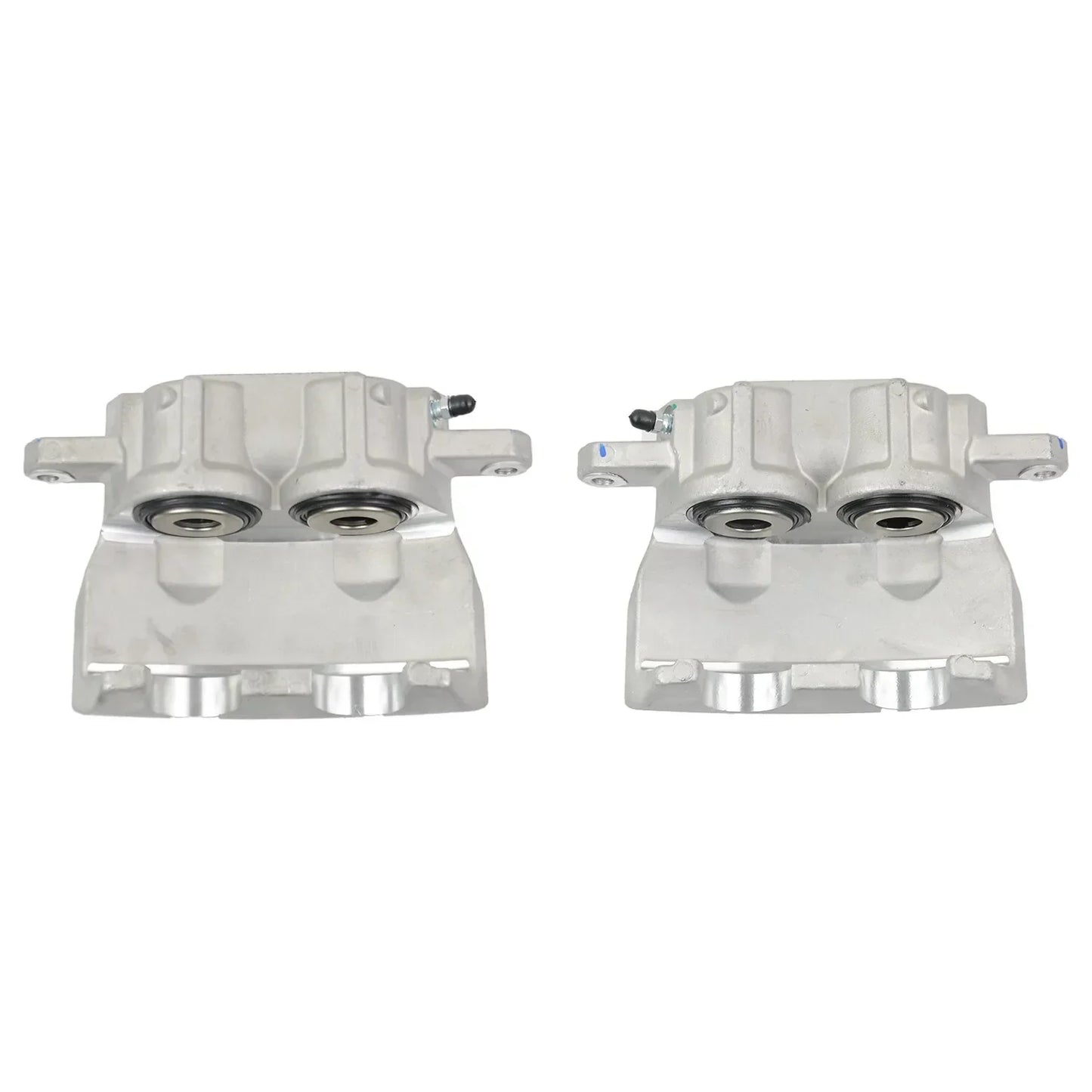 Srebrne metaliczne przednie zaciski hamulcowe ap01 z podwójnymi tłokami do chrysler 200 300 300c dodge charger challenger