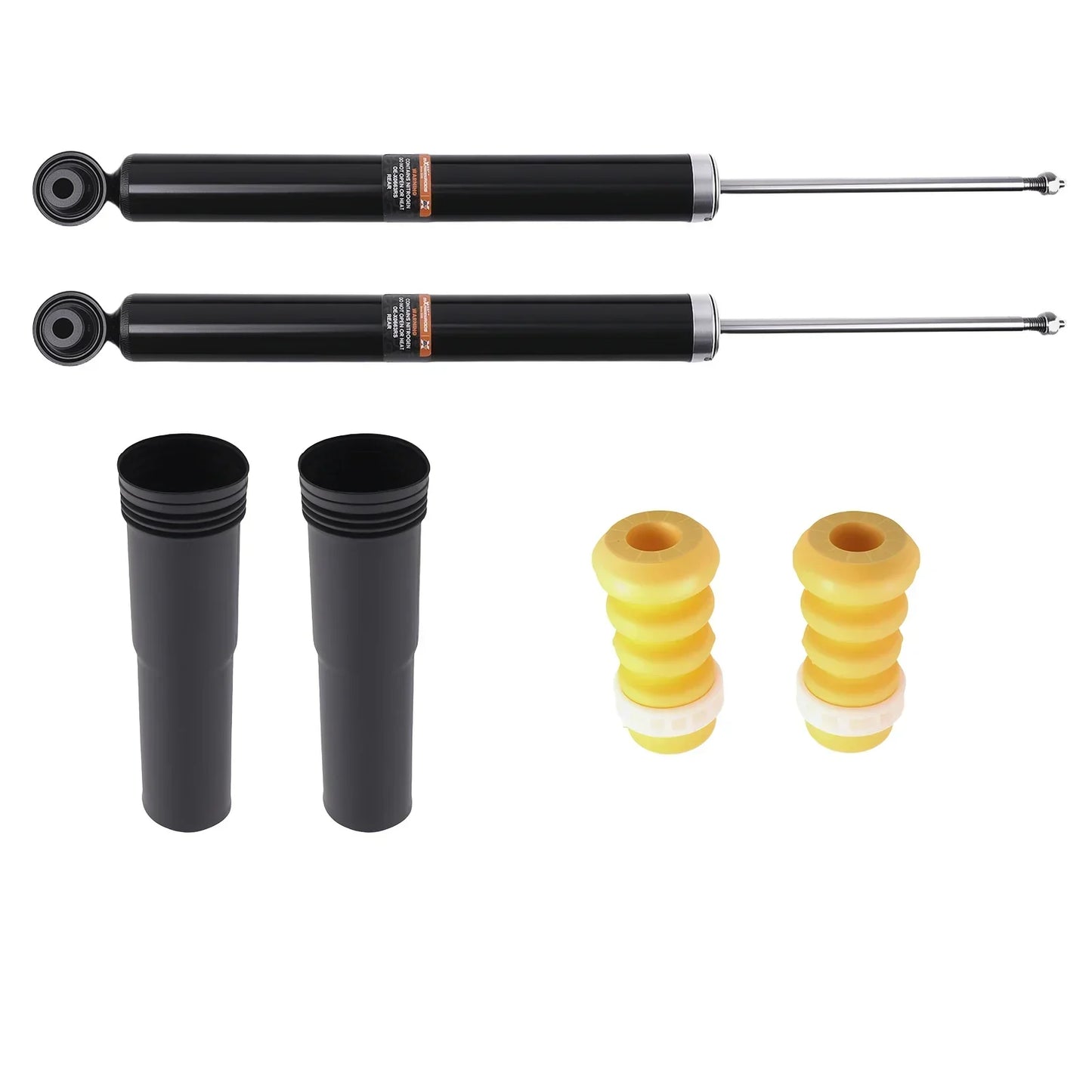 2x tylne amortyzatory do vw golf vii i skoda octavia w modelu 5q0513029db czarne z metalowymi końcówkami
