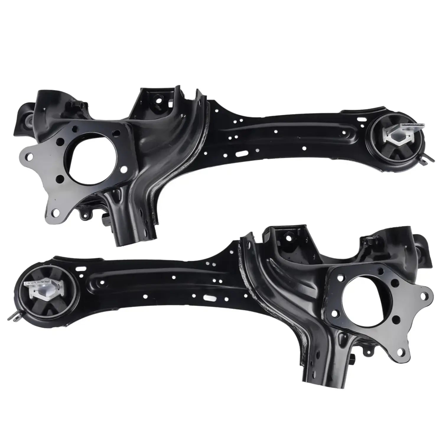 Czarne metalowe tylne zewnętrzne ramię zawieszenia ap03 z gumowymi tulejami do ford mondeo fwd iv ba7 2007-2014