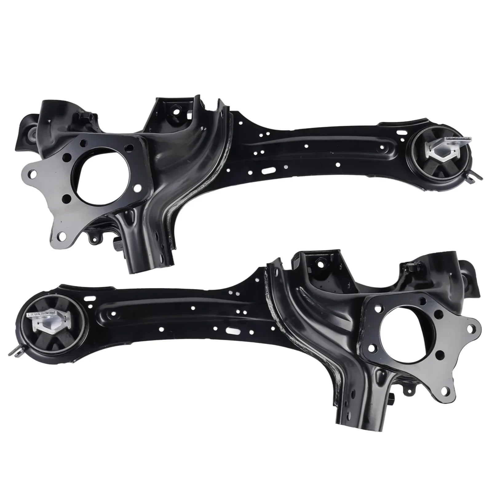 Czarne metalowe tylne zewnętrzne ramię zawieszenia ap03 z gumowymi tulejami do ford mondeo fwd iv ba7 2007-2014