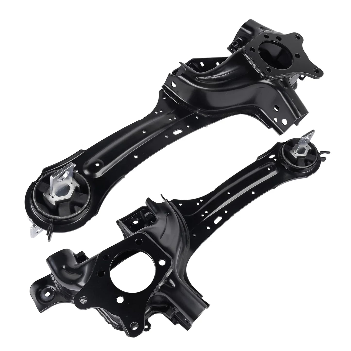 Czarne metalowe tylne zewnętrzne ramię zawieszenia ap03 do ford mondeo fwd iv ba7 2007-2014 widok od spodu