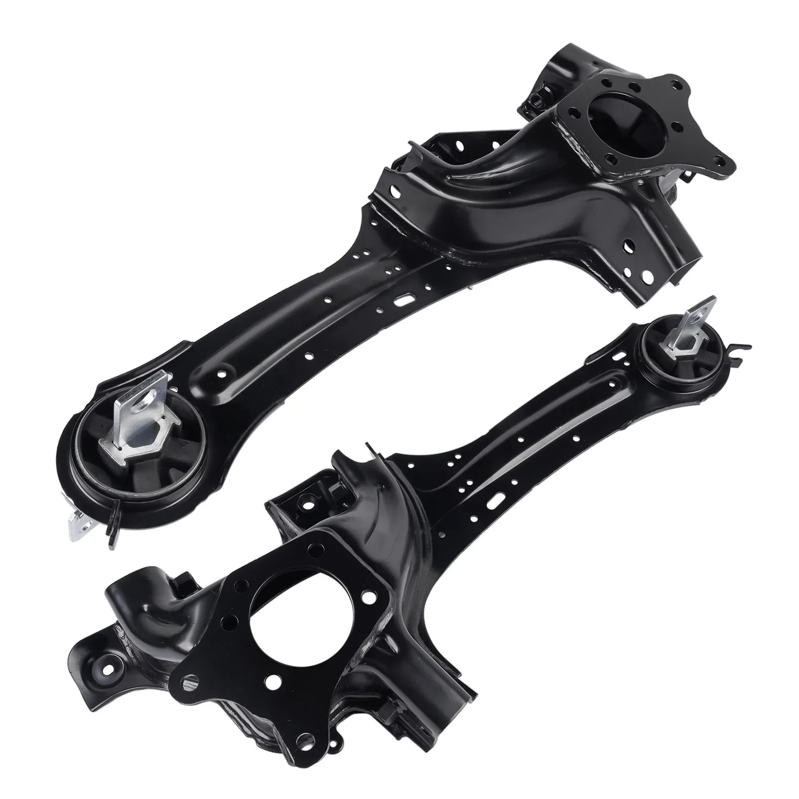 Czarne metalowe tylne zewnętrzne ramię zawieszenia ap03 do ford mondeo fwd iv ba7 2007-2014 widok od spodu