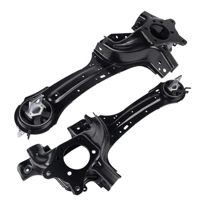 Czarne metalowe tylne zewnętrzne ramię zawieszenia ap03 do ford mondeo fwd iv ba7 2007-2014 widok od spodu