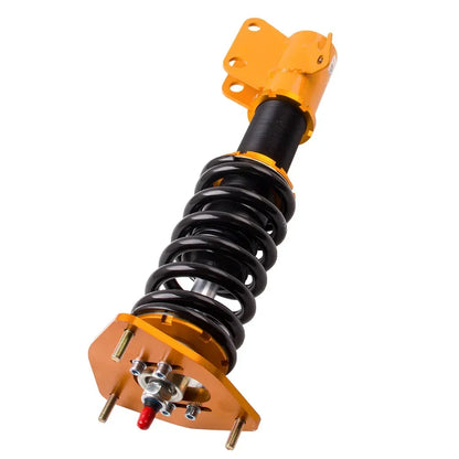 24 Dämpfungsstufen Gewindefahrwerk für Subaru Impreza WRX STI GDB GDA 02–07 Stoßdämpfer Suspensioin vorne hinten Feder