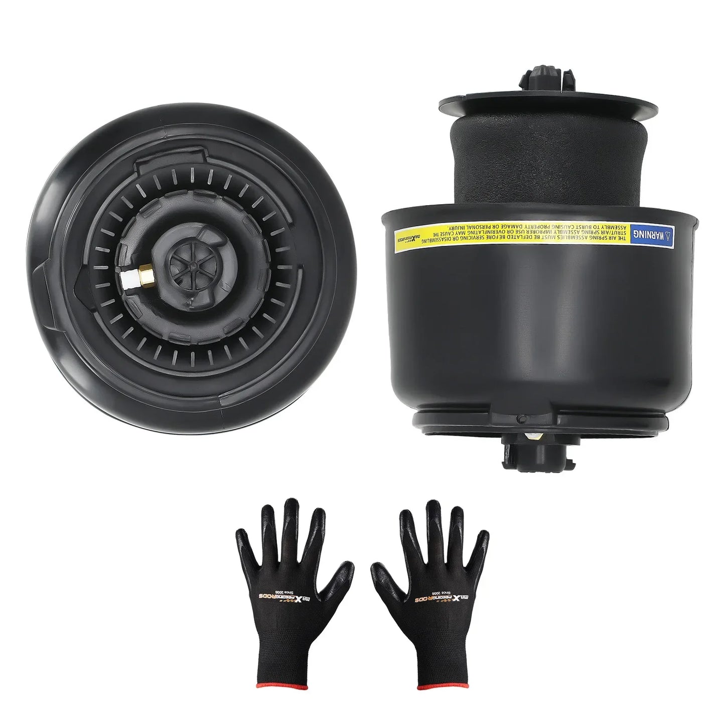 2st för BMW F07 F10 F11 520d Rear Ride Luftfjäderväska bälgar 37106781827